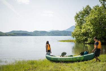 Aqua Marina 12’2″ RIPPLE-370 2022 3-Person Inflatable Recreational Canoe - Good Wave Canada